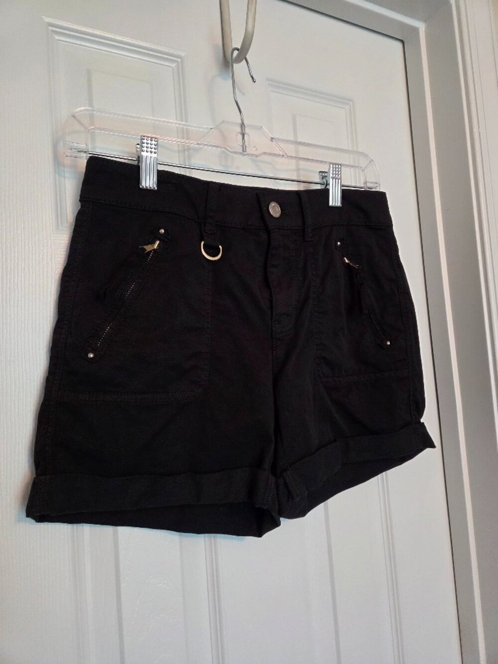 WHBM Pret-a-Play Black Shorts, Size 0